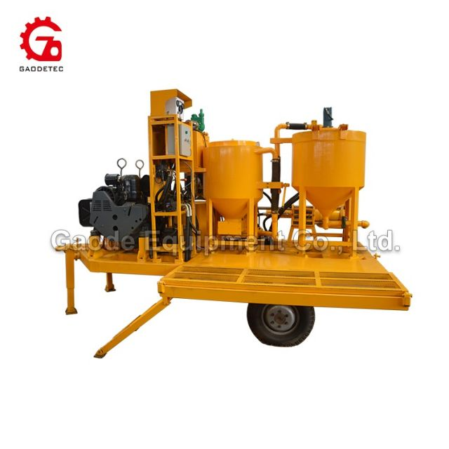 Gaodetec GGP200/300/100PI-D High Pressure Cement Grout Pump and Mixer Plant with Best Performance